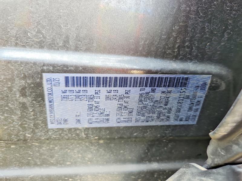 Продаж на аукціоні авто 2025 Nissan Rogue, vin: 5N1BT3BBXSC811155, номер лоту: 66774756