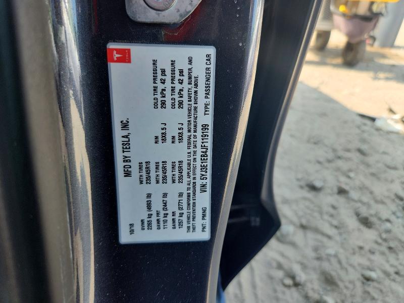 Aukcja sprzedaży 2018 Tesla Model 3, vin: 5YJ3E1EB4JF119199, numer aukcji: 64299116