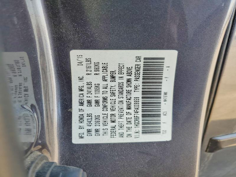 Продаж на аукціоні авто 2015 Honda Accord, vin: 1HGCR6F74FA009959, номер лоту: 64485326