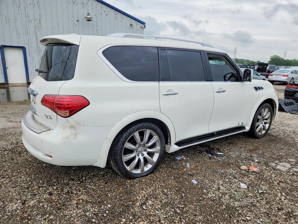 2012 Infiniti Qx56 მანქანა იყიდება აუქციონზე, vin: JN8AZ2NE1C9015542, აუქციონის ნომერი: 64937746