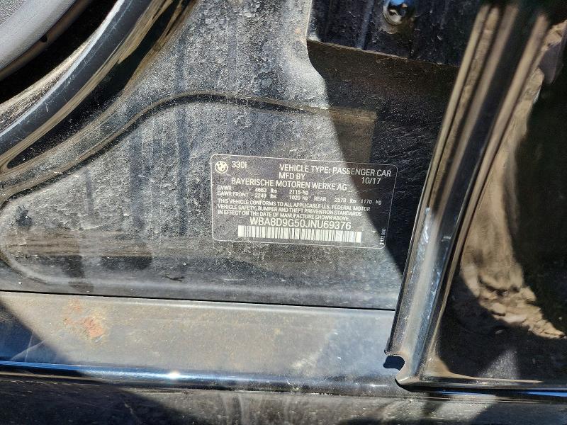 Aukcja sprzedaży 2018 Bmw 330, vin: WBA8D9G50JNU69376, numer aukcji: 65521306