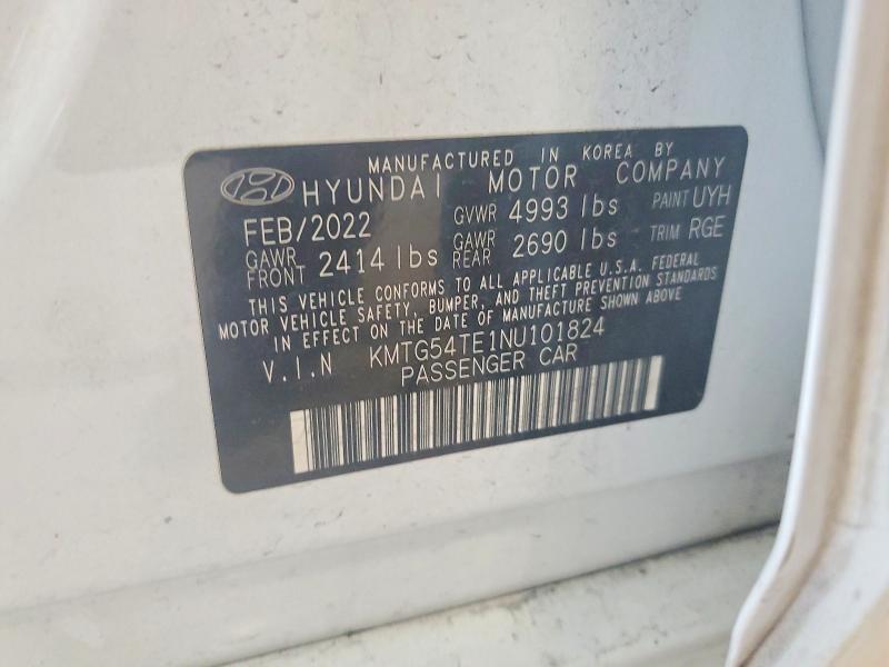Продаж на аукціоні авто 2022 Genesis G70, vin: KMTG54TE1NU101824, номер лоту: 65197436