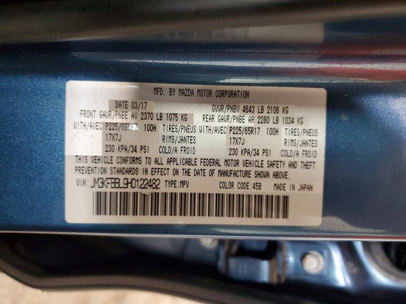 64149626 :رقم المزاد ، JM3KFBBL9H0122482 vin ، 2017 Mazda Cx-5 مزاد بيع