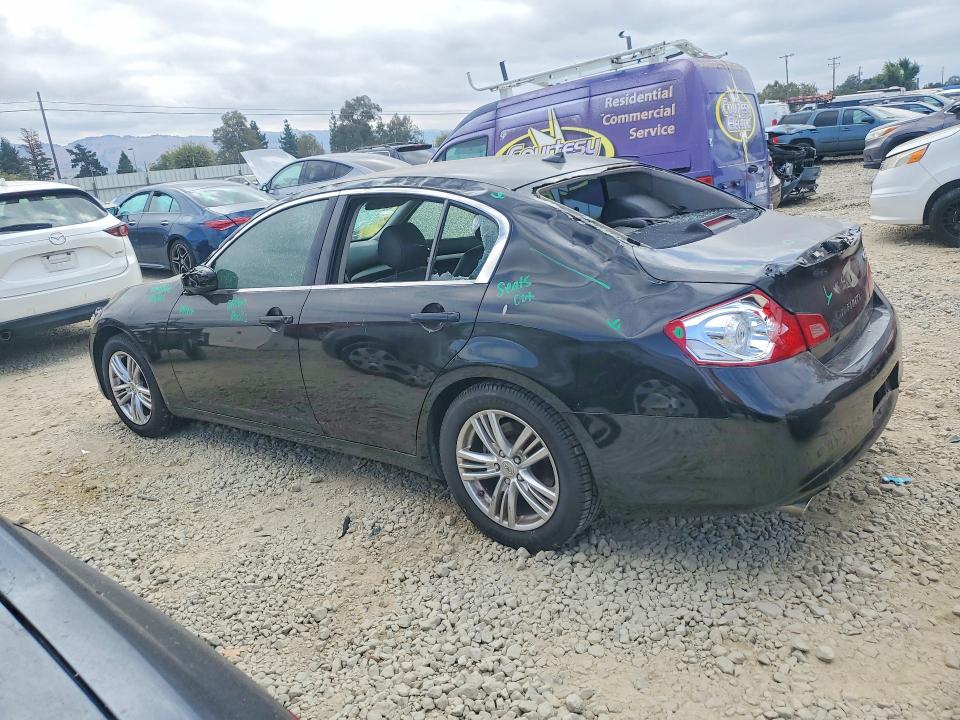 2011 Infiniti G25 Sedan მანქანა იყიდება აუქციონზე, vin: JN1DV6APXBM603408, აუქციონის ნომერი: 64660676