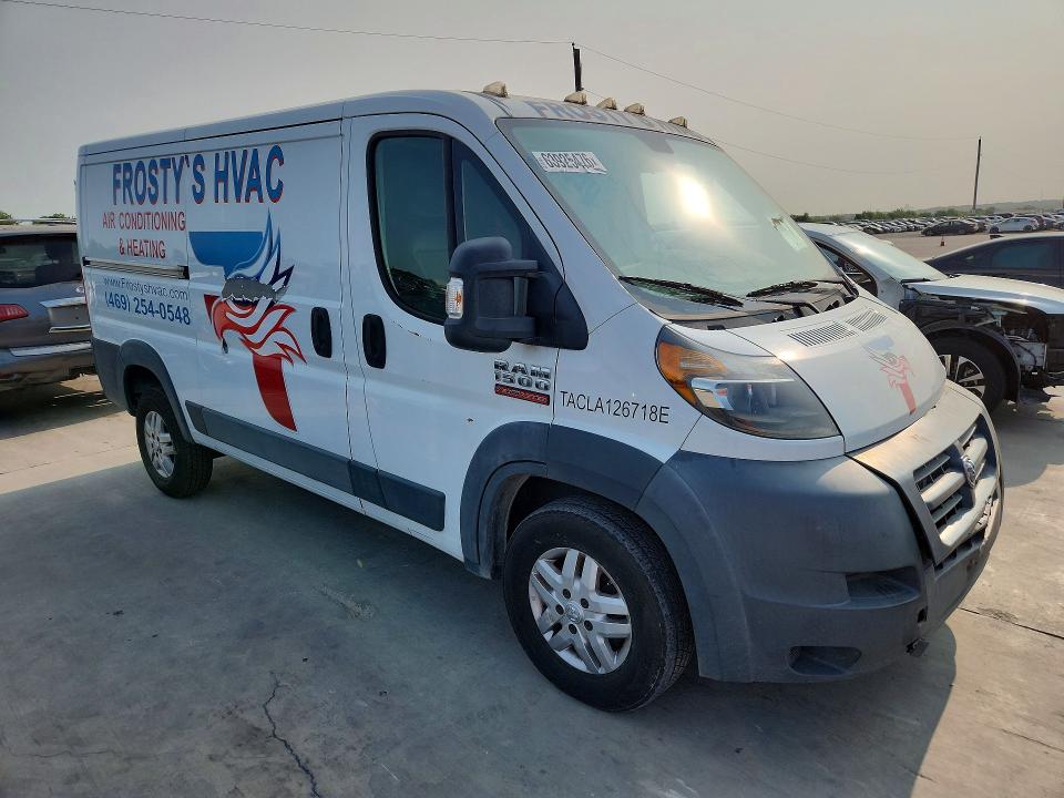 2014 Ram Promaster 1500 მანქანა იყიდება აუქციონზე, vin: 3C6TRVAG1EE105065, აუქციონის ნომერი: 63925476