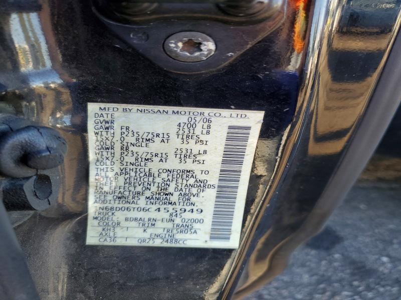 Продажа на аукционе авто 2006 Nissan Frontier, vin: 1N6BD06T06C455949, номер лота: 67038796