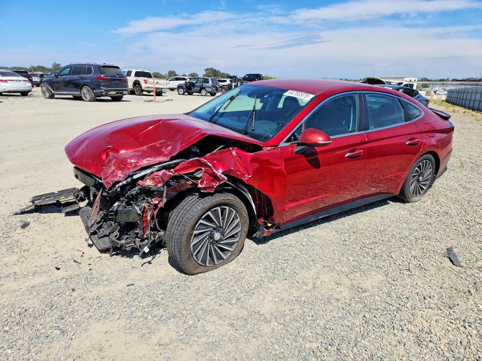 Auction sale of the 2023 Hyundai Sonata Hybrid, vin: KMHL34JJ6PA074672, lot number: 64780976