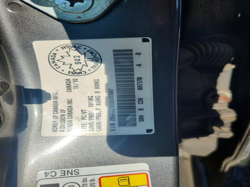 Aukcja sprzedaży 2011 Honda Civic, vin: 2HGFA1F65BH003887, numer aukcji: 66099966