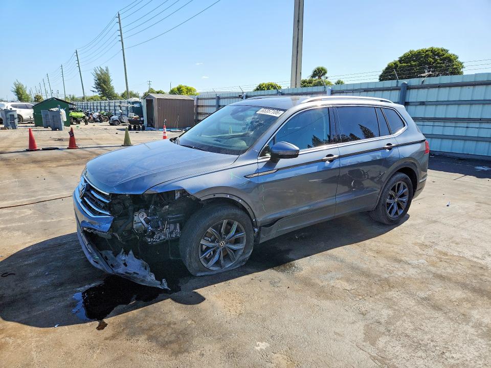 2022 Volkswagen Tiguan მანქანა იყიდება აუქციონზე, vin: 3VV3B7AX7NM075974, აუქციონის ნომერი: 65357106