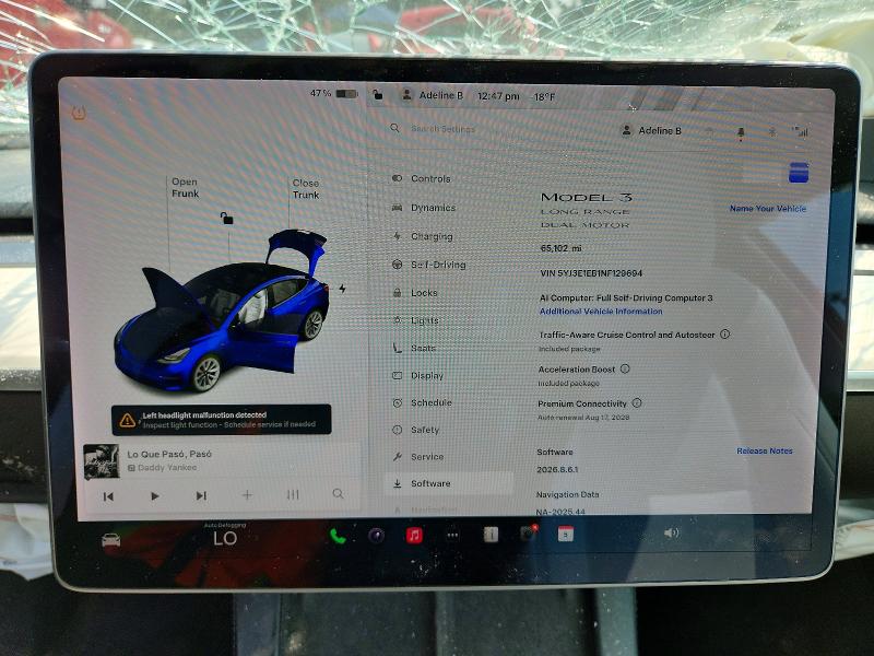 Продаж на аукціоні авто 2022 Tesla Model 3, vin: 5YJ3E1EB1NF129694, номер лоту: 63263426