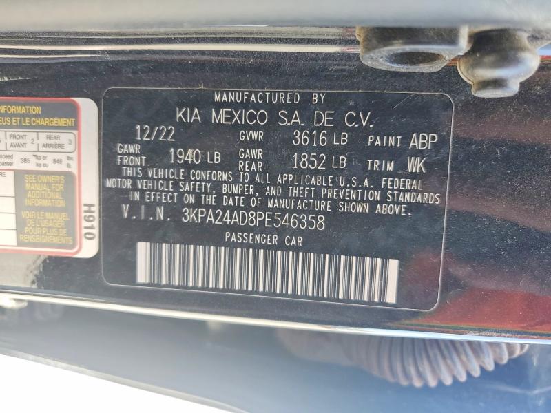 Продаж на аукціоні авто 2023 Kia Rio, vin: 3KPA24AD8PE546358, номер лоту: 64752556