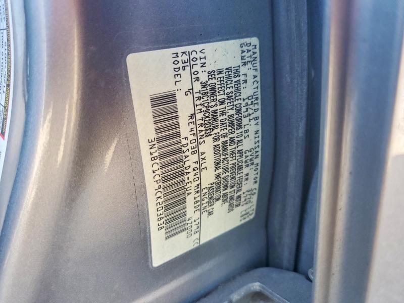 Aukcja sprzedaży 2012 Nissan Versa, vin: 3N1BC1CP9CK203838, numer aukcji: 62693386