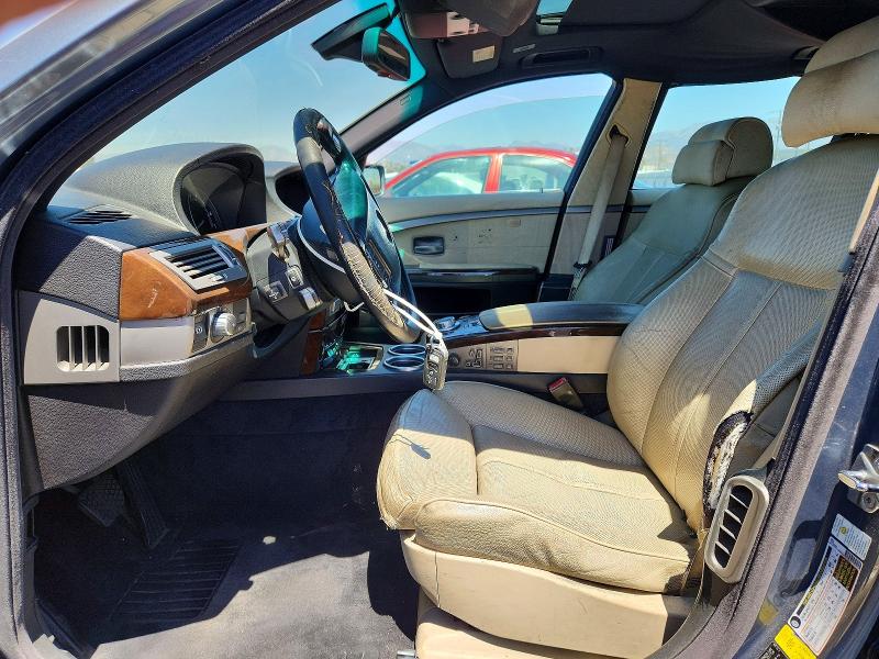 65939496 :رقم المزاد ، WBAHN83587DT67089 vin ، 2007 Bmw 750 مزاد بيع