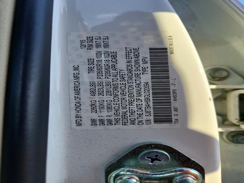 Продаж на аукціоні авто 2016 Acura Rdx, vin: 5J8TB4H59GL020594, номер лоту: 64845816
