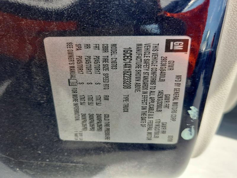 65232256 :رقم المزاد ، 1GCEC14X18Z233208 vin ، 2008 Chevrolet Silverado مزاد بيع