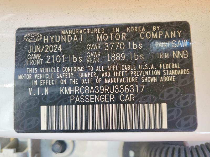 Aukcja sprzedaży 2024 Hyundai Venue, vin: KMHRC8A39RU336317, numer aukcji: 65056576