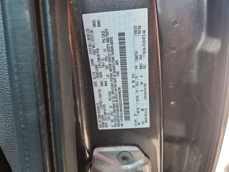 Продажа на аукционе авто 2013 Ford Escape, vin: 1FMCU9H92DUD69638, номер лота: 66190626
