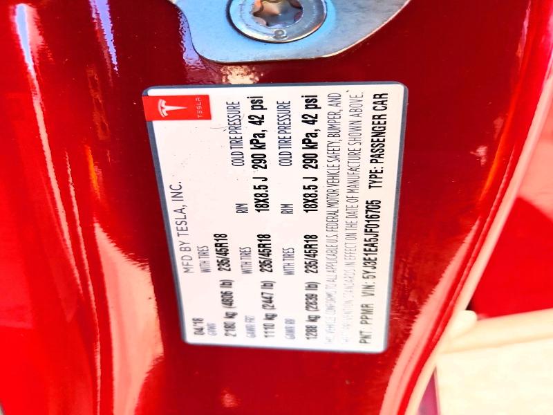 63887086 :رقم المزاد ، 5YJ3E1EA5JF016705 vin ، 2018 Tesla Model 3 مزاد بيع
