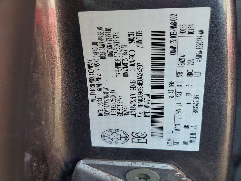 Aukcja sprzedaży 2014 Ford Escape, vin: 1FMCU9G94EUA24307, numer aukcji: 64914446