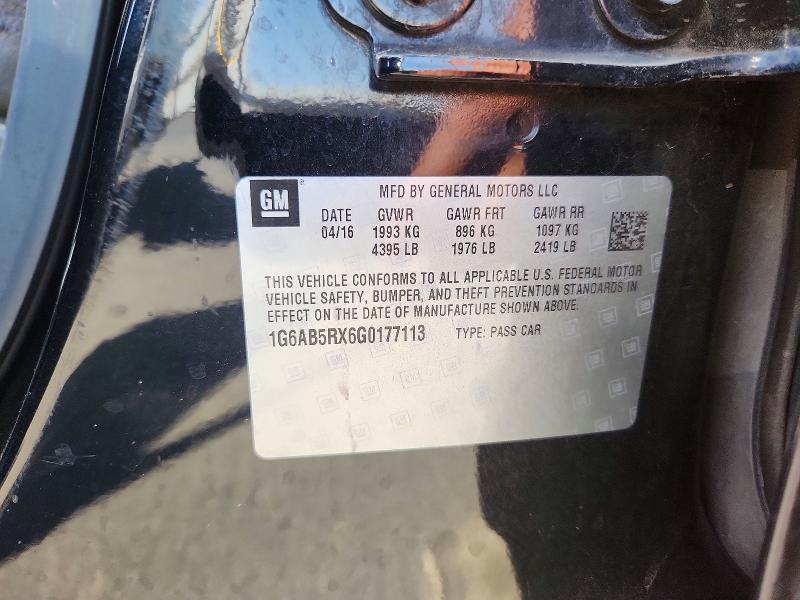 Продаж на аукціоні авто 2016 Cadillac Ats, vin: 1G6AB5RX6G0177113, номер лоту: 67279646