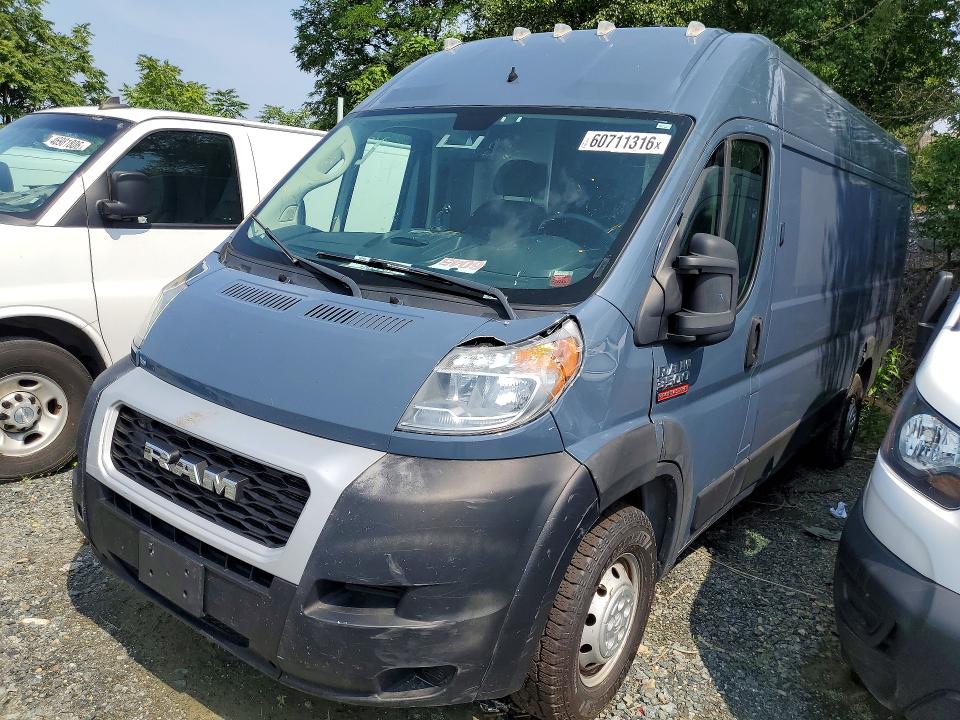 60711316 :رقم المزاد ، 3C6URVJG3KE548785 vin ، 2019 Ram Promaster 3500 مزاد بيع