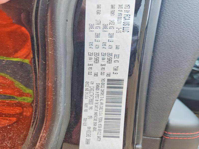 63286886 :رقم المزاد ، 1C4SDJCTXFC789693 vin ، 2015 Dodge Durango مزاد بيع