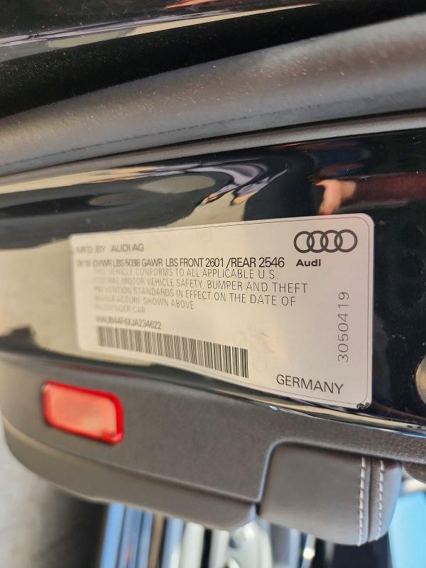 Продажа на аукционе авто 2018 Audi S4, vin: WAUB4AF4XJA234622, номер лота: 67142976