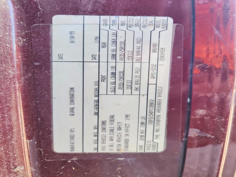 Aukcja sprzedaży 2000 Gmc Savana, vin: 1GDFG15R8Y1108032, numer aukcji: 65681056
