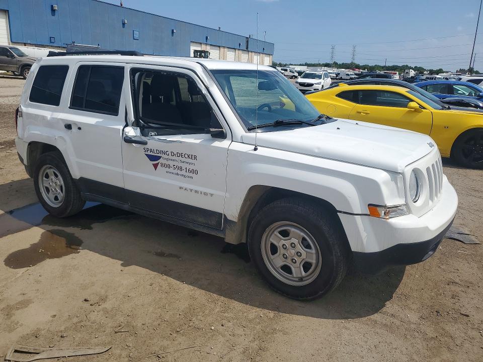 64373926 :رقم المزاد ، 1C4NJPBB7GD537123 vin ، 2016 Jeep Patriot مزاد بيع