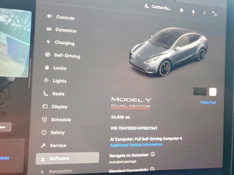 Aukcja sprzedaży 2023 Tesla Model Y, vin: 7SAYGDEF4PF807347, numer aukcji: 63656696