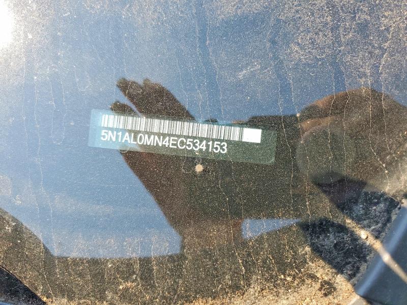 2014 Infiniti Qx60 მანქანა იყიდება აუქციონზე, vin: 5N1AL0MN4EC534153, აუქციონის ნომერი: 65685786