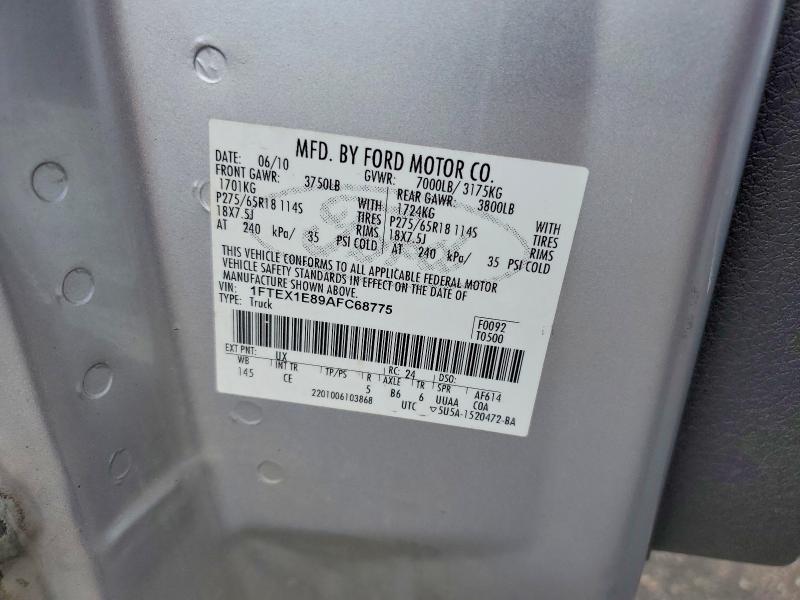 Продаж на аукціоні авто 2010 Ford F150, vin: 1FTEX1E89AFC68775, номер лоту: 66747946