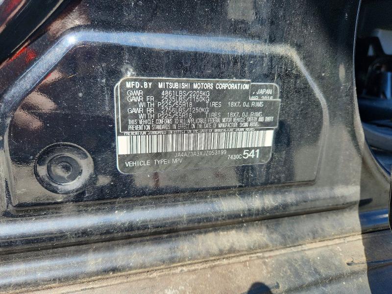 66525596 :رقم المزاد ، JA4AZ3A3XJZ053199 vin ، 2018 Mitsubishi Outlander مزاد بيع