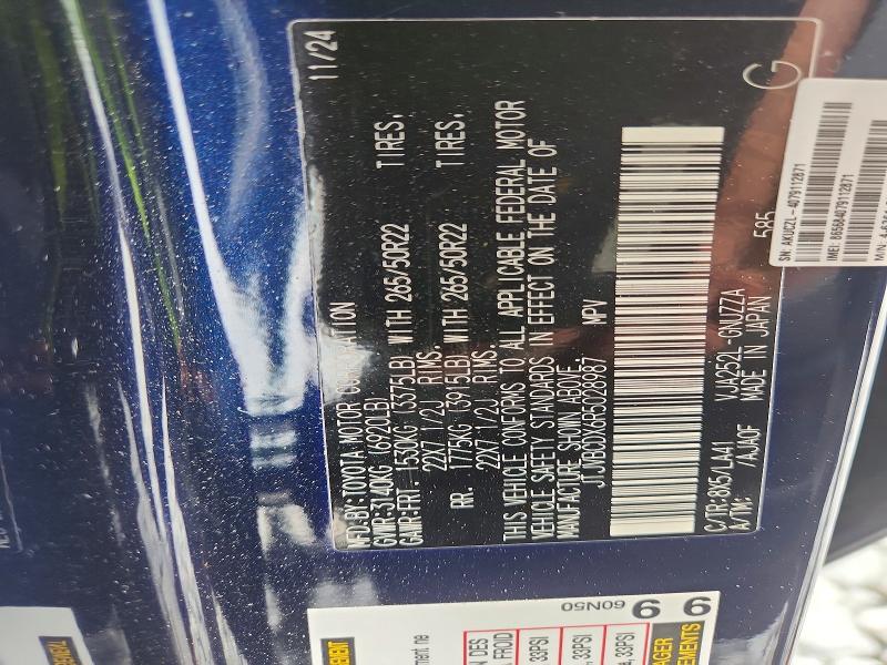 64327216 :رقم المزاد ، JTJVBCDX6R5028987 vin ، 2024 Lexus Gx 550 مزاد بيع