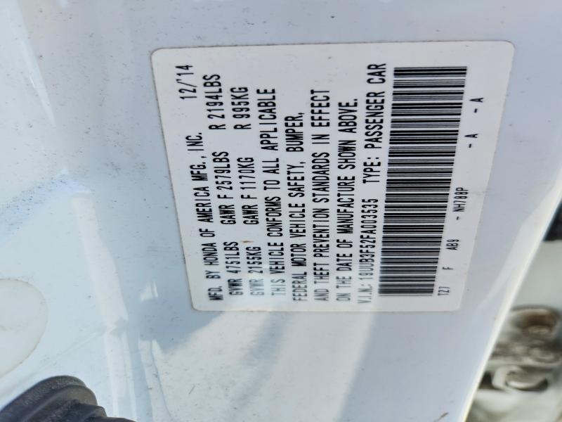 65471006 :رقم المزاد ، 19UUB3F52FA003535 vin ، 2015 Acura Tlx مزاد بيع