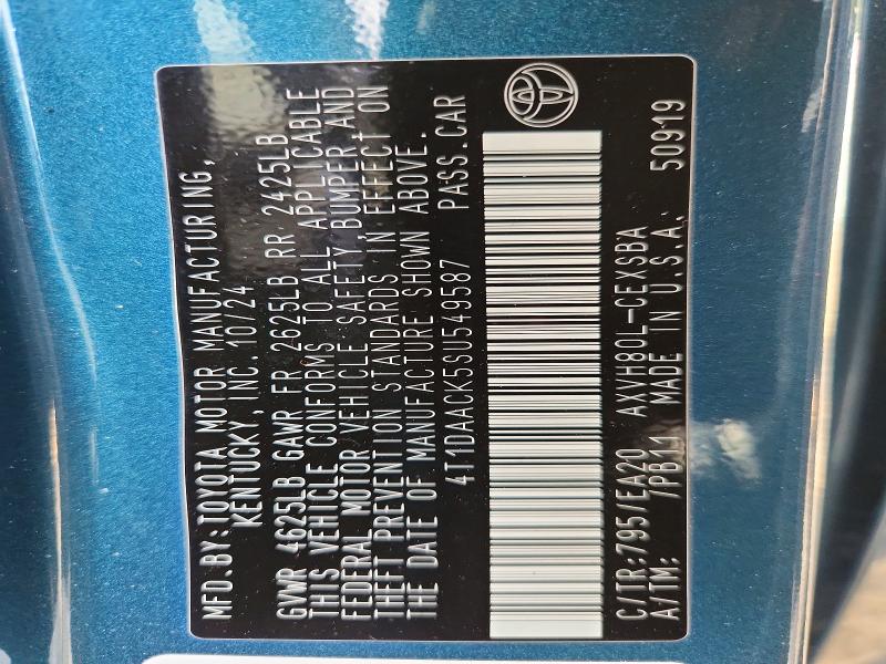 Продажа на аукционе авто 2025 Toyota Camry, vin: 4T1DAACK5SU549587, номер лота: 64128456