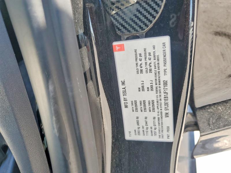 Продажа на аукционе авто 2018 Tesla Model 3, vin: 5YJ3E1EB1JF171082, номер лота: 65732806
