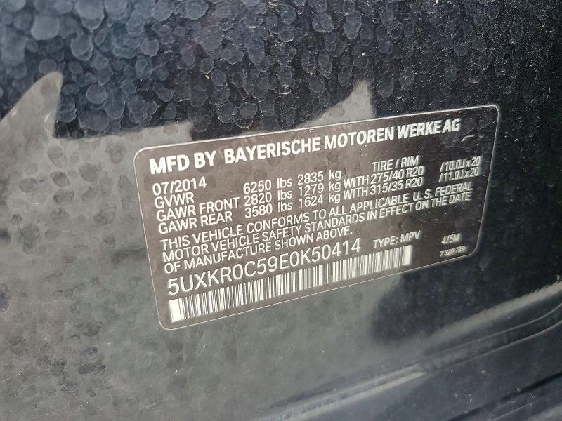 Aukcja sprzedaży 2014 Bmw X5, vin: 5UXKR0C59E0K50414, numer aukcji: 64008776