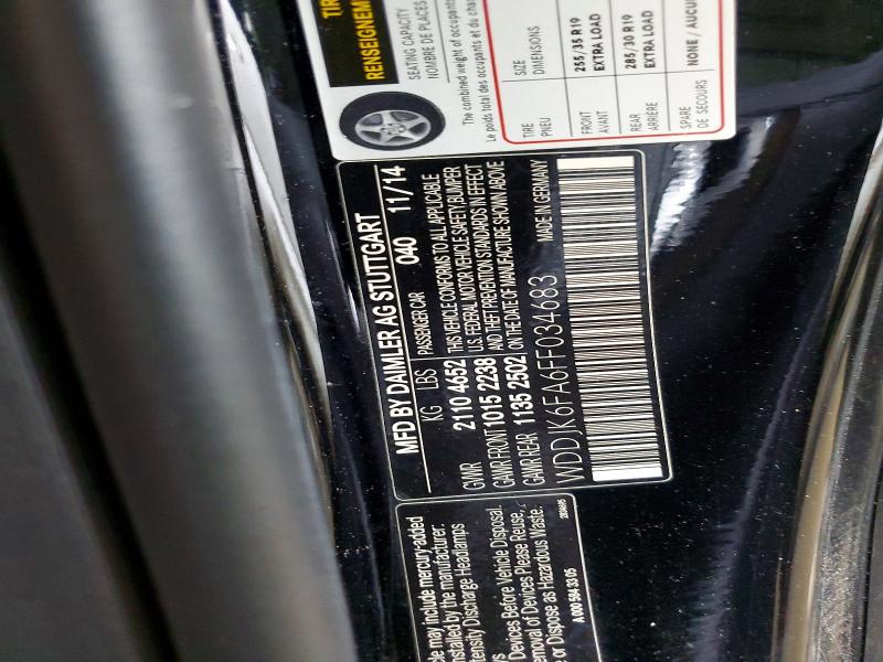 Продажа на аукционе авто 2015 Mercedes-benz Sl, vin: WDDJK6FA6FF034683, номер лота: 63723996