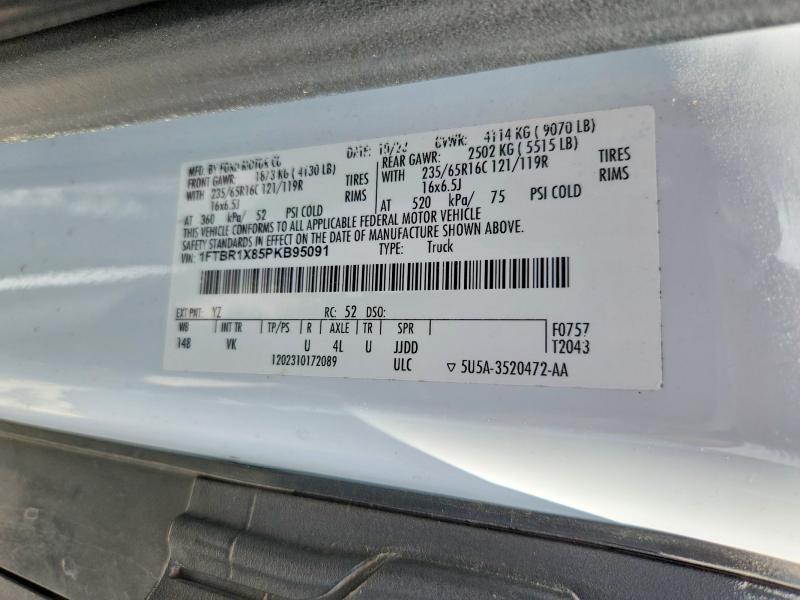 Aukcja sprzedaży 2023 Ford Transit, vin: 1FTBR1X85PKB95091, numer aukcji: 66358686