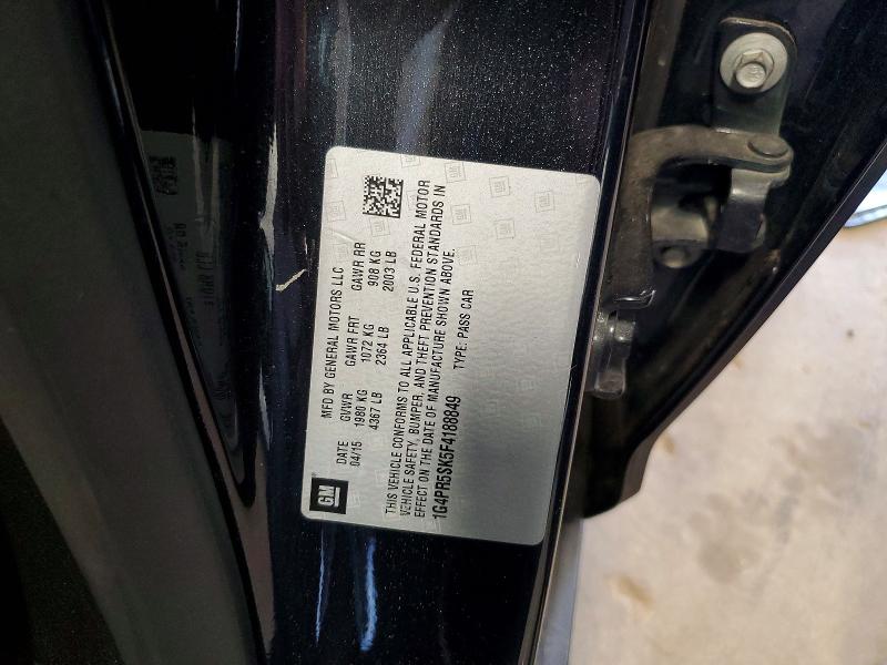 Продаж на аукціоні авто 2015 Buick Verano, vin: 1G4PR5SK5F4188849, номер лоту: 65517666