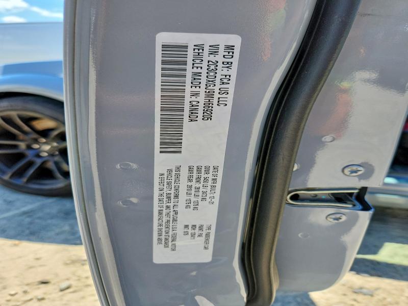 2021 Dodge Charger მანქანა იყიდება აუქციონზე, vin: 2C3CDXGJ9MH669205, აუქციონის ნომერი: 65872146