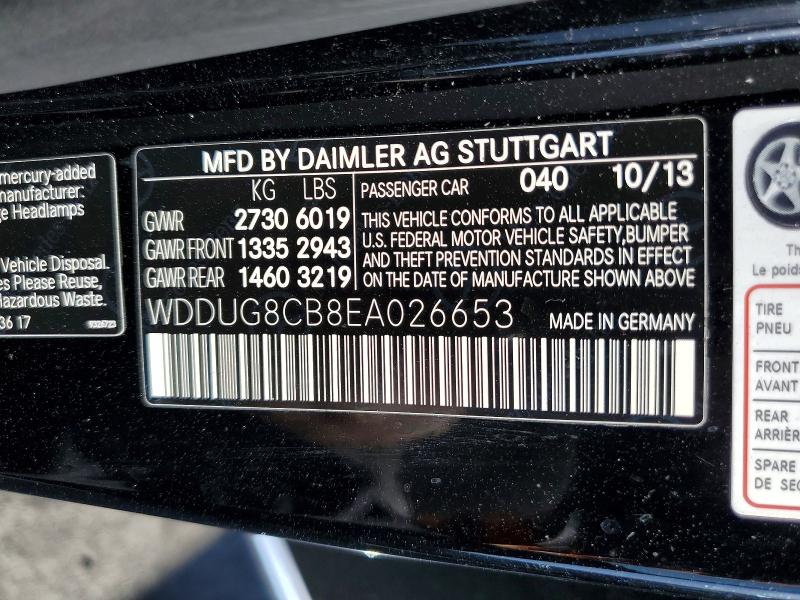 Aukcja sprzedaży 2014 Mercedes-benz S, vin: WDDUG8CB8EA026653, numer aukcji: 66547686