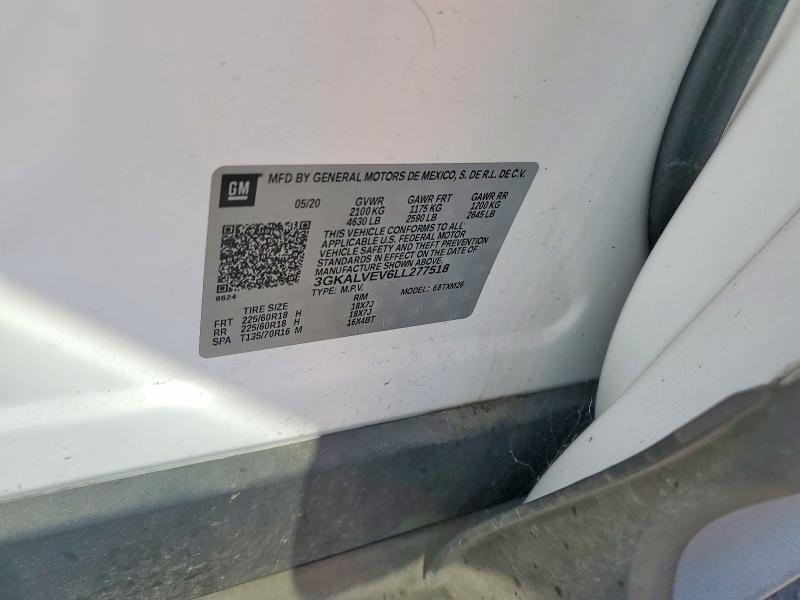 Aukcja sprzedaży 2020 Gmc Terrain, vin: 3GKALVEV6LL277518, numer aukcji: 65591476