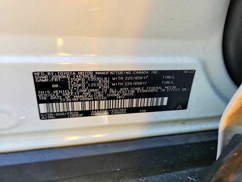 Продаж на аукціоні авто 2024 Toyota Rav4, vin: 2T3G1RFV6RW415240, номер лоту: 64215466