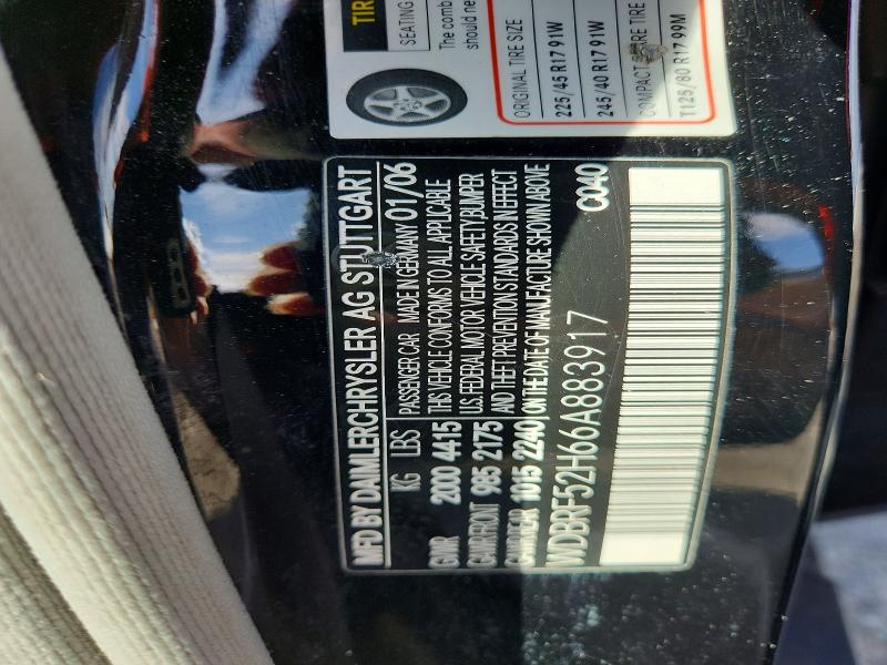 Продажа на аукционе авто 2006 Mercedes-benz C, vin: WDBRF52H66A883917, номер лота: 63696126