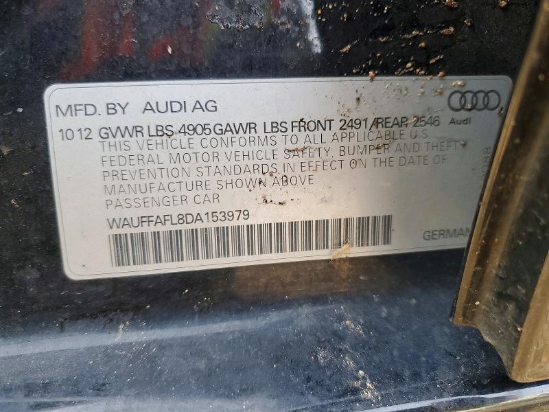 Aukcja sprzedaży 2013 Audi A4, vin: WAUFFAFL8DA153979, numer aukcji: 67039526