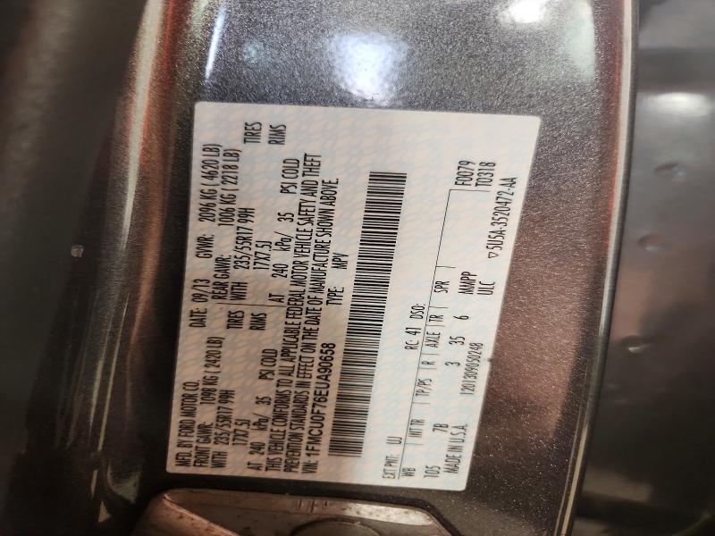 Продажа на аукционе авто 2014 Ford Escape, vin: 1FMCU0F76EUA90658, номер лота: 64377296
