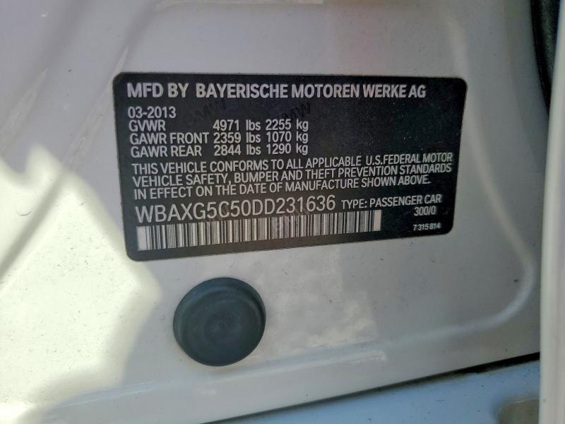 Aukcja sprzedaży 2013 Bmw 528, vin: WBAXG5C50DD231636, numer aukcji: 66307486