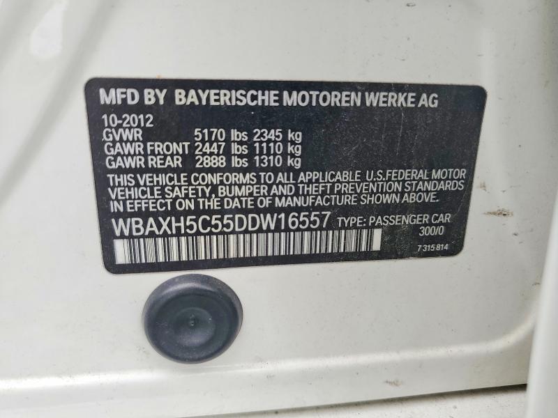 65195726 :رقم المزاد ، WBAXH5C55DDW16557 vin ، 2013 Bmw 528 مزاد بيع